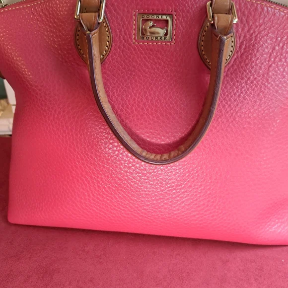 Dooney&Bourke Pink Soft Leather π Bag Great Condition - Picture 4 of 11